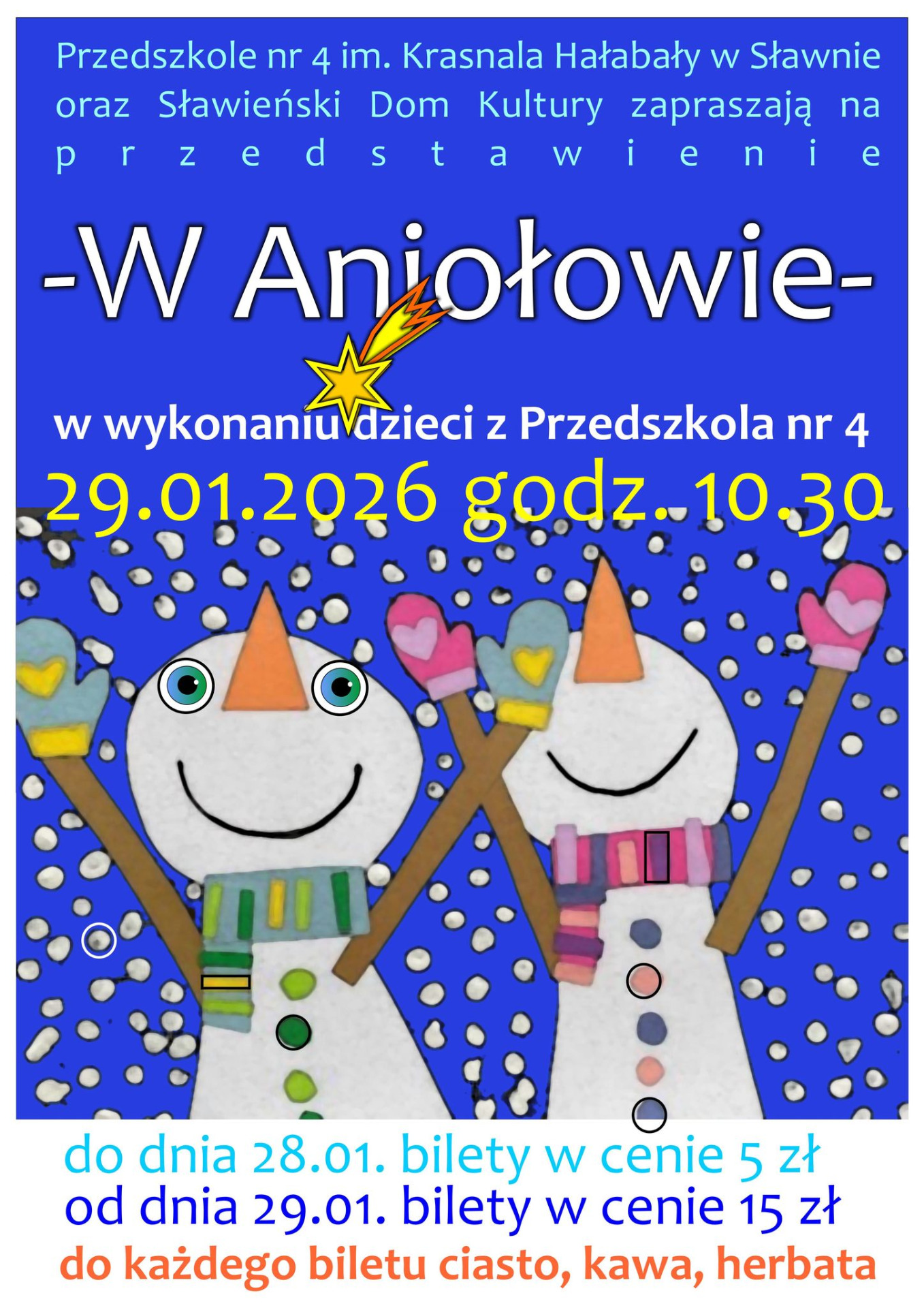 Przedszkolaki zapraszają do „Aniołowa”