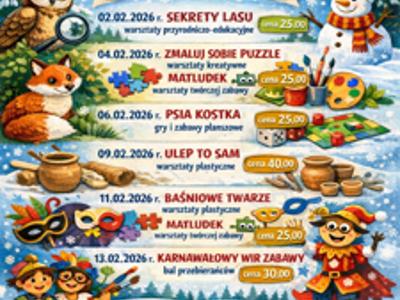 Ferie zimowe 2026 w Sławnie