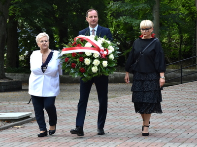 81. Rocznica wybuchu II wojny światowej - złożenie kwiatów