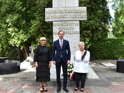 81. Rocznica wybuchu II wojny światowej - złożenie kwiatów