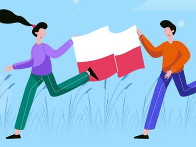 Grafika Bialo Czerwona