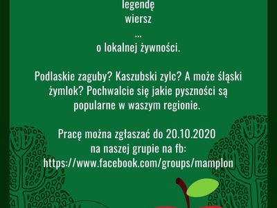 Konkurs - "Lokalna Żywność w Twórczości Artystycznej"