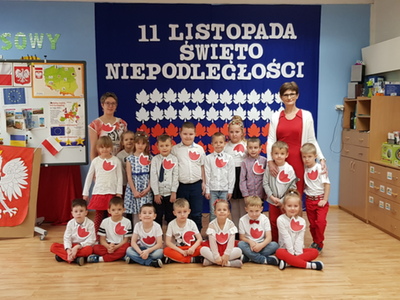 
Święto Niepodległości w Przedszkolu nr 3 w Sławnie
