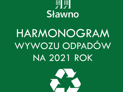 Harmonogram wywozu odpadów na 2021 rok