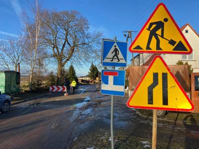 Trwa przebudowa ulic Kosynierów i Ogrodowej w Sławnie.