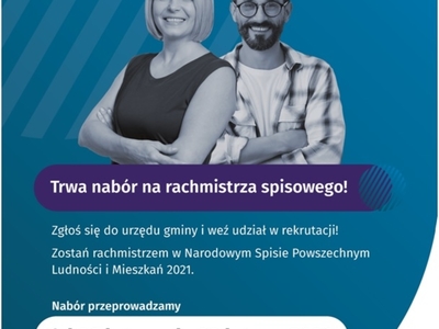 Ogłoszenie o naborze kandydatów na rachmistrzów terenowych...