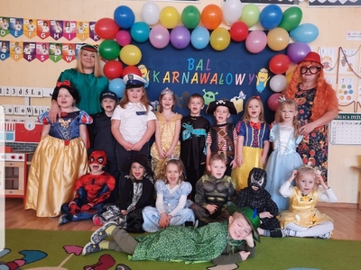 Bal Karnawałowy w Przedszkolu nr 3 w Sławnie