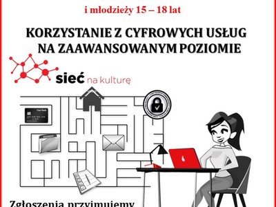 Bezpłatne szkolenie w ramach Sieci na kulturę
