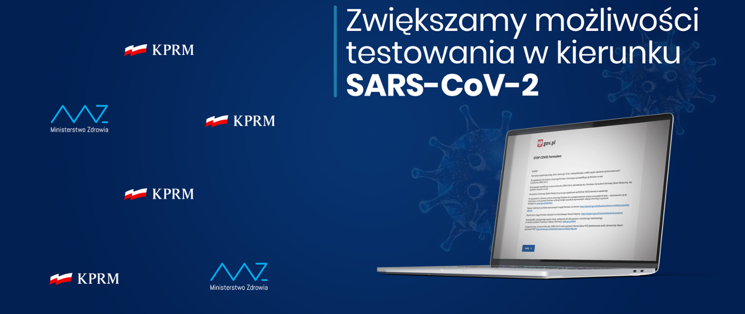 
Chcesz zrobić test na Covid-19? Zgłoś się online
