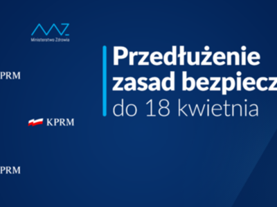 Wszystkie obowiązujące obecnie obostrzenia i restrykcje rząd przedłuża do 18 kwietnia.