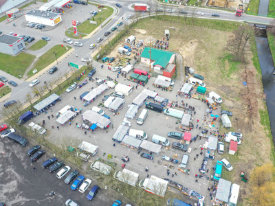 Prace geotechniczne na miejskim targowisku