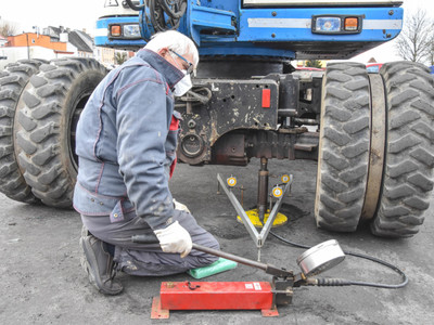 
Prace geotechniczne na miejskim targowisku
