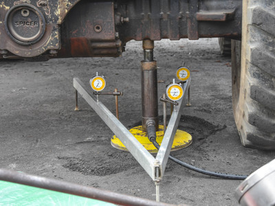 
Prace geotechniczne na miejskim targowisku

