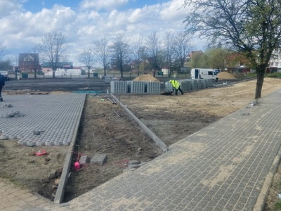 Trwają prace na miejskim targowisku
