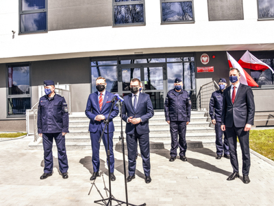 
Symboliczne otwarcie nowej siedziby Komendy Powiatowej Policji...
