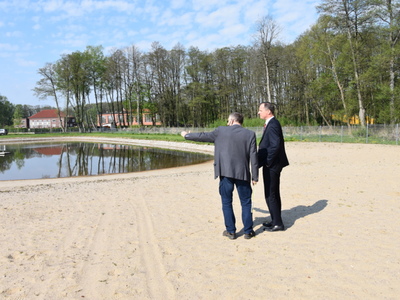 
Miejskie plażowisko gotowe do sezonu letniego
