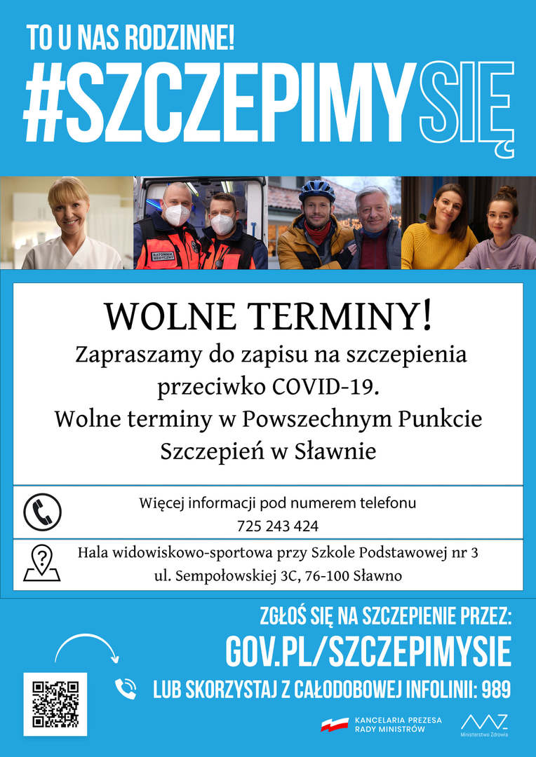 Powszechnym Punkcie Szczepień w Sławnie