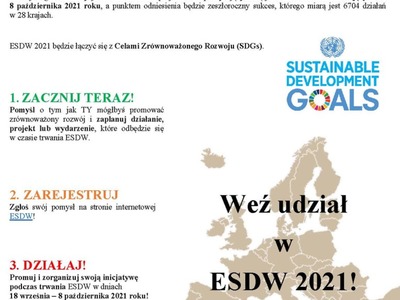 Europejski Tydzień Zrównoważonego Rozwoju