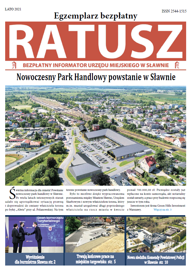 
Letnie wydanie informatora miejskiego "RATUSZ"
