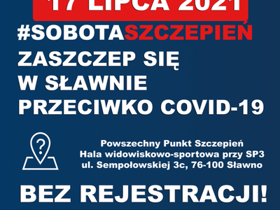 Zaszczep się bez formalności w Powszechnym Punkcie Szczepień w Sławnie