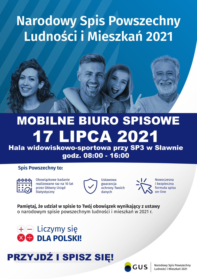
Przyjdź i spisz się w mobilnym punkcie spisowym w Sławnie
