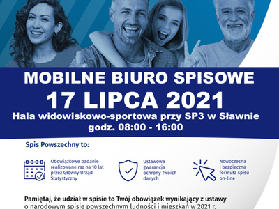 Przyjdź i spisz się w mobilnym punkcie spisowym w Sławnie