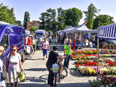 
Zakończono modernizację miejskiego targowiska
