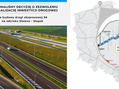 Komplet decyzji ZRID na S6 Koszalin - Sławno - Słupsk