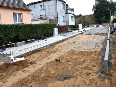 Trwa przebudowa ulicy Polnej i Traugutta wraz z Placem Traugutta...