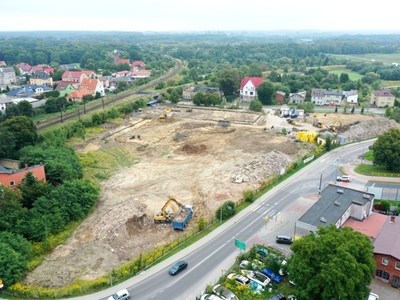 
Trwają prace przy budowie nowoczesnego Parku Handlowego w Sławnie...
