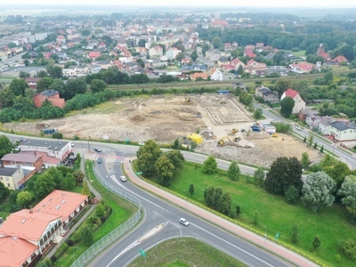 
Trwają prace przy budowie nowoczesnego Parku Handlowego w Sławnie...
