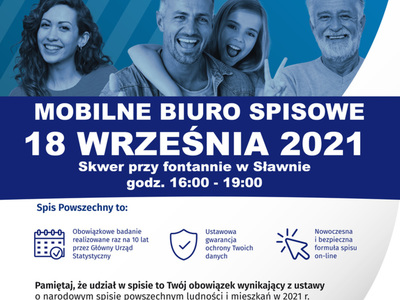 Przyjdź i spisz się w mobilnym punkcie spisowym w Sławnie