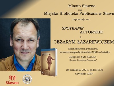 Spotkanie autorskie z Cezarym Łazarewiczem