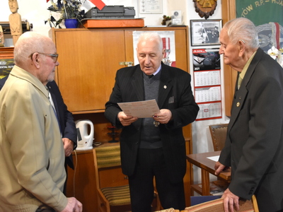 
Uroczystości u kombatantów
