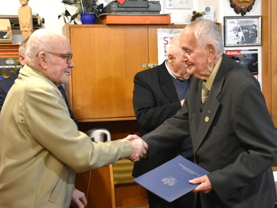 
Uroczystości u kombatantów
