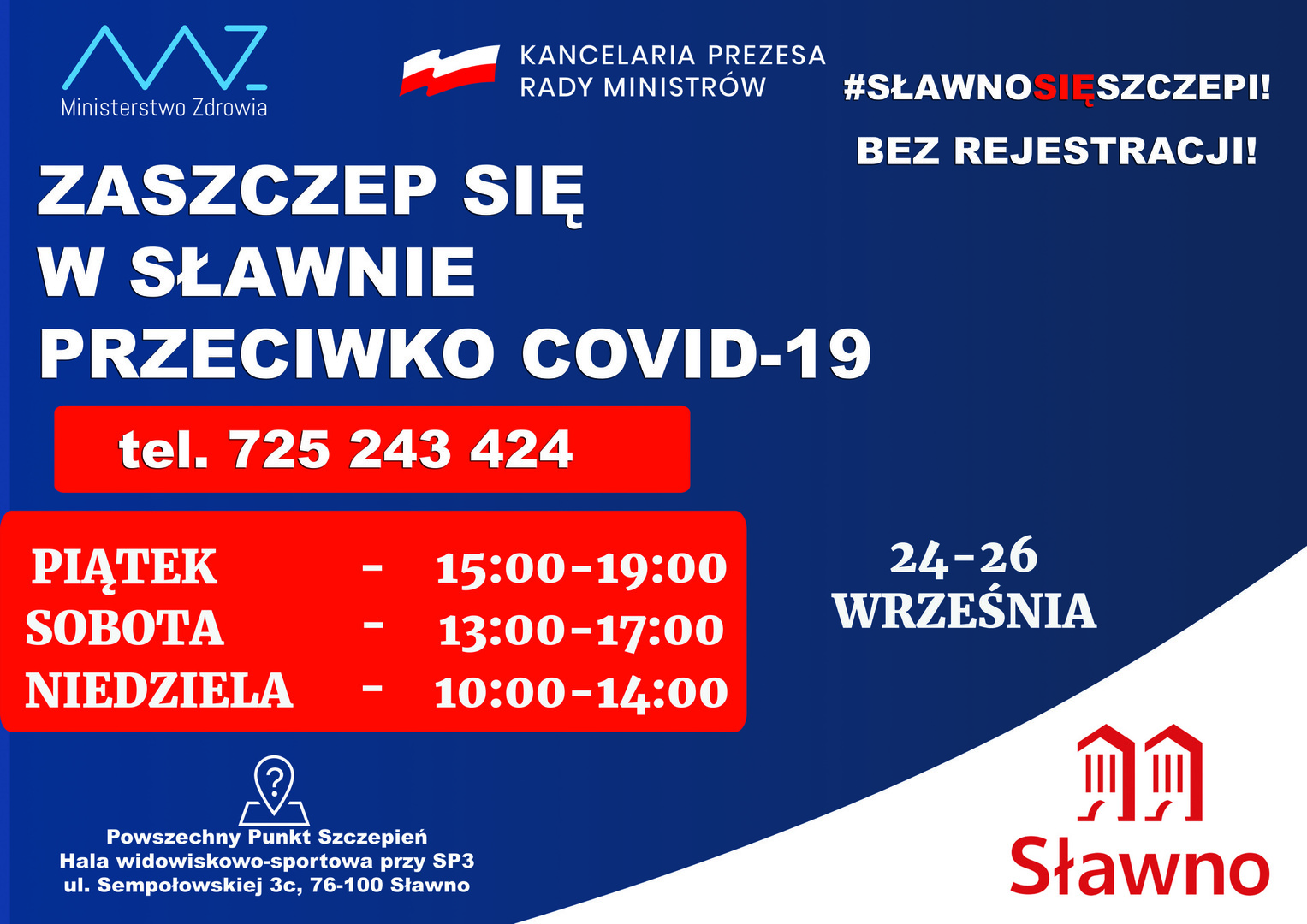 
Weekendowa akcja #SławnoSięSzczepi

