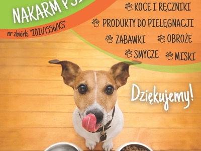 Zbiórka dla lokalnych schronisk