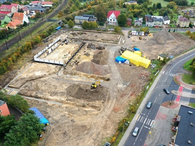 Trwają intensywne prace przy budowie nowoczesnego Parku Handlowego