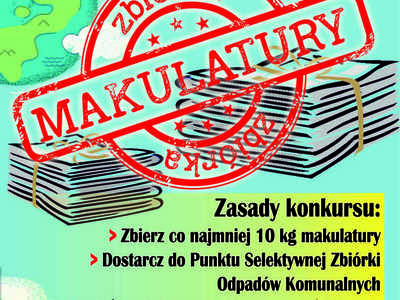 Konkurs – zbiórka makulatury