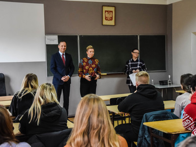 Lekcja o ekologii z burmistrzem Sławna