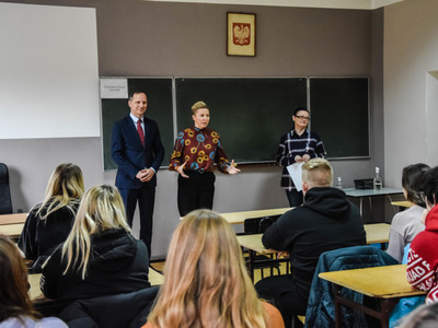 
Lekcja o ekologii z burmistrzem Sławna
