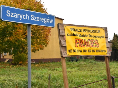 
Trwa przebudowa ulicy Szarych Szeregów
