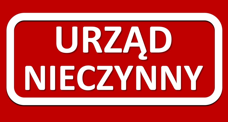 
12 listopada urząd będzie nieczynny
