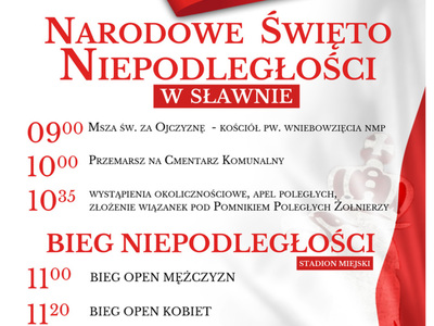 Narodowe Święto Niepodległości w Sławnie