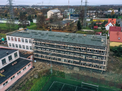 
Trwają prace przy przebudowie budynków przy ul. Kossaka 31
