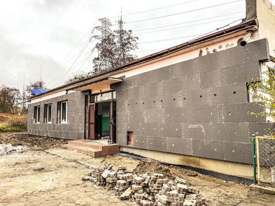 
Trwają prace przy przebudowie budynków przy ul. Kossaka 31
