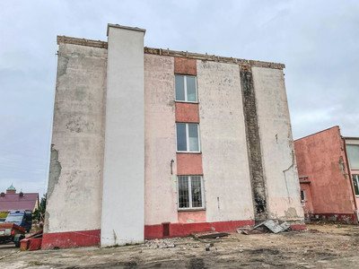 
Trwają prace przy przebudowie budynków przy ul. Kossaka 31
