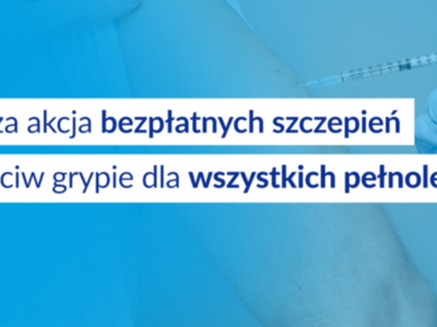 Rusza akcja bezpłatnych szczepień przeciw grypie dla wszystkich...