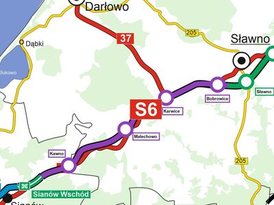 
Poznaliśmy oferty na realizację S6 Koszalin - Sławno
