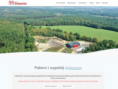 Przypomnienie o złożeniu deklaracji za odpady komunalne